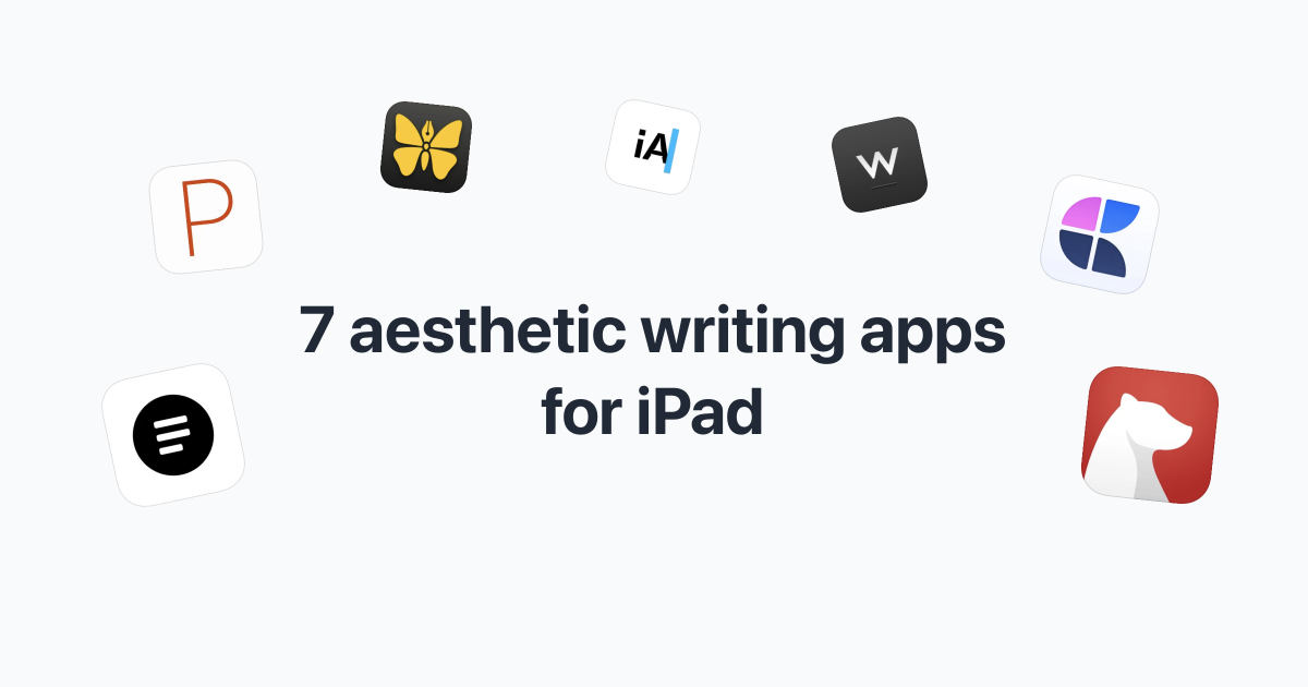creative writing apps ipad