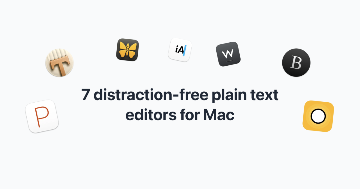 plain text editor mac